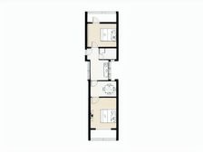 南北二室一厅、装修好、面积大、看房方便、地铁15号线