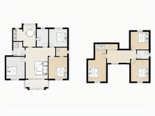 顶楼六楼复七楼双露台 房型正 视野开阔 无遮挡