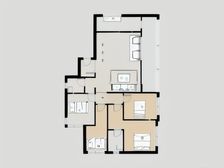 印江州大平层精装房,户型好,房屋格局好