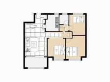 御龙山三期观山看海顶层复式,阁楼5.3米层高,带露台