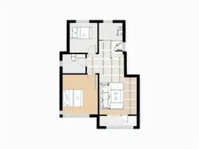 精装修两室两厅一卫拎包入住带家具家电