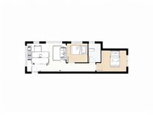 家豪圣托里尼 2室1厅 东