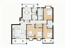 天虹江科旁 省质监局单位房免费车位 精装通透四房