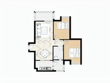 依云华府 2房出售 采光好 毛坯房 可自由设计