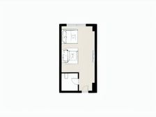 瑜景公寓 1室1厅 南