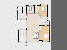 稀有大户型毛坯房,花园正中位置,业主诚心放卖