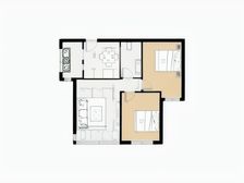 海中国七期前排海景两室无遮挡 装修保持好