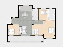 长江天和洋房,四开间朝南,三阳台