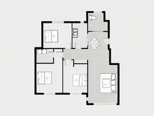 缇香漫城新上房源,精装修格局好,三室两卫