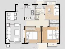 全新小区 精装交付 温馨小三房 西客站旁 双地铁口