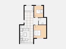 壁挂炉取暖 月亮湾精装修两居室 步梯房公摊小