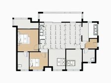 电梯三房 高楼层,采光好,视野好 可望西樵山和观音