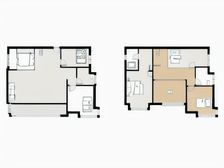 誉江华府 高层复式单位 六米高中空大厅 一线江景
