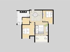 格局好采光足,小区环境好,出行便利,地铁口