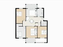 天山花苑户型端正 三楼全天候采光 房东诚心卖看房方便