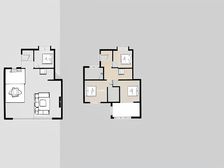 万达旁大别墅 带车位和露台 单价4000多 税费低。