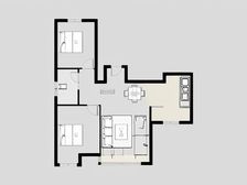 高新万达 浦项道 南北两室 精装修 近万达 诚心卖