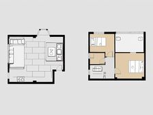一号线地铁口楼中楼,04年花园小区,阳光充足。