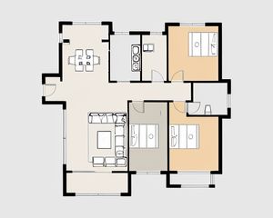 位置佳 全天采光 双面公园 拎包入住 环境优美