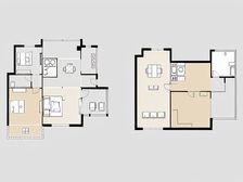 房子是顶楼复式,精装修,房子保养的很好。