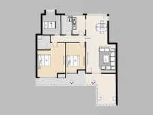 退台洋房,带车位、储藏间,得房率高,环境优美