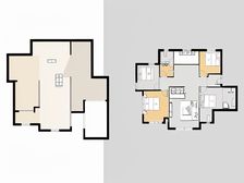 华润海中国七期少有一楼下跃户型,就这么一套在售房源