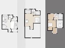 联排别墅 精装修一次未住 上下3层带大院子 诚心出售