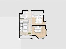 东海城 2室2厅 南 北