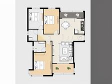 华宇尚城 南北通透,采光好 装修好,环镜优美 周边匹套完善,,出行方便