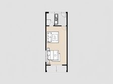 必看! 梧桐区 绿地旁 大1房1厅 楼层好 精装修