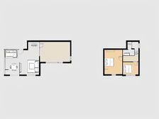 世纪风情一期 天虹商场 房子上下两层 使用面积大