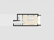 东户,标准单间,适合单身,不需要大空间的人群