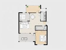 南北通透格局,装修干净整洁,采光视野俱佳!