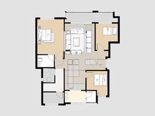 蔡家 金科集美嘉悦三期四房126万