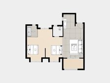 中梁海志府 3室2厅 南 北