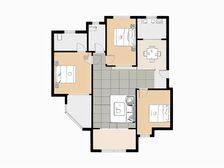 岳塘区万达华府,人车分流小区,电梯口车位出售7万