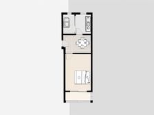 内环边 公园旁 双轨交6、7号线 一梯两户 南北通1室1厅