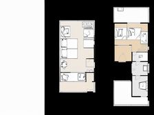 万科跃层合院,单层面积大,业主诚心出售