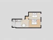 山屏街 2室1厅 东 西