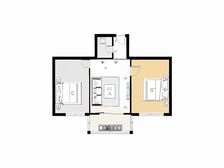 南向 两室一厅,一梯三户精装修拎包入住,楼层采光充足