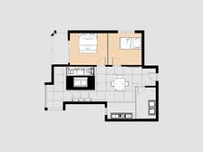 天添幸福港精装两室两厅,户型好位置好楼层好