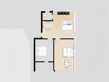 省冶建庙鹅岭小区 2室2厅 南