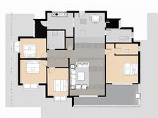 童子街庭苑 5室1厅 西南