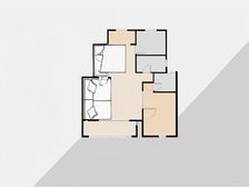 融创3房2厅,次新楼层,小高层毛坯,南北向