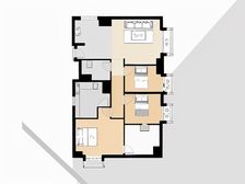 瑞士公寓3室1厅东南