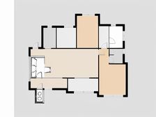 轻轨站旁,三房双卫,户型方正,2022年的新小区环境好