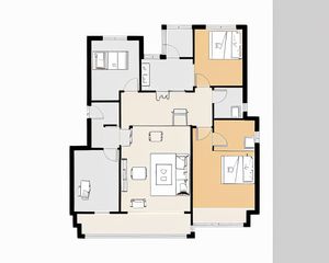 中梁壹号院 4室2厅 东南