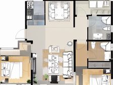 中海云麓公馆 3室2厅 南