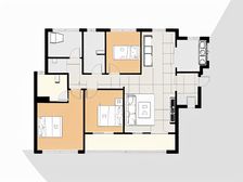 中南滨江国际 大4房 南北对流 毛坯自由装修