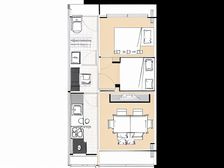 金泰国际 精装单身小公寓 明珠 随时看房